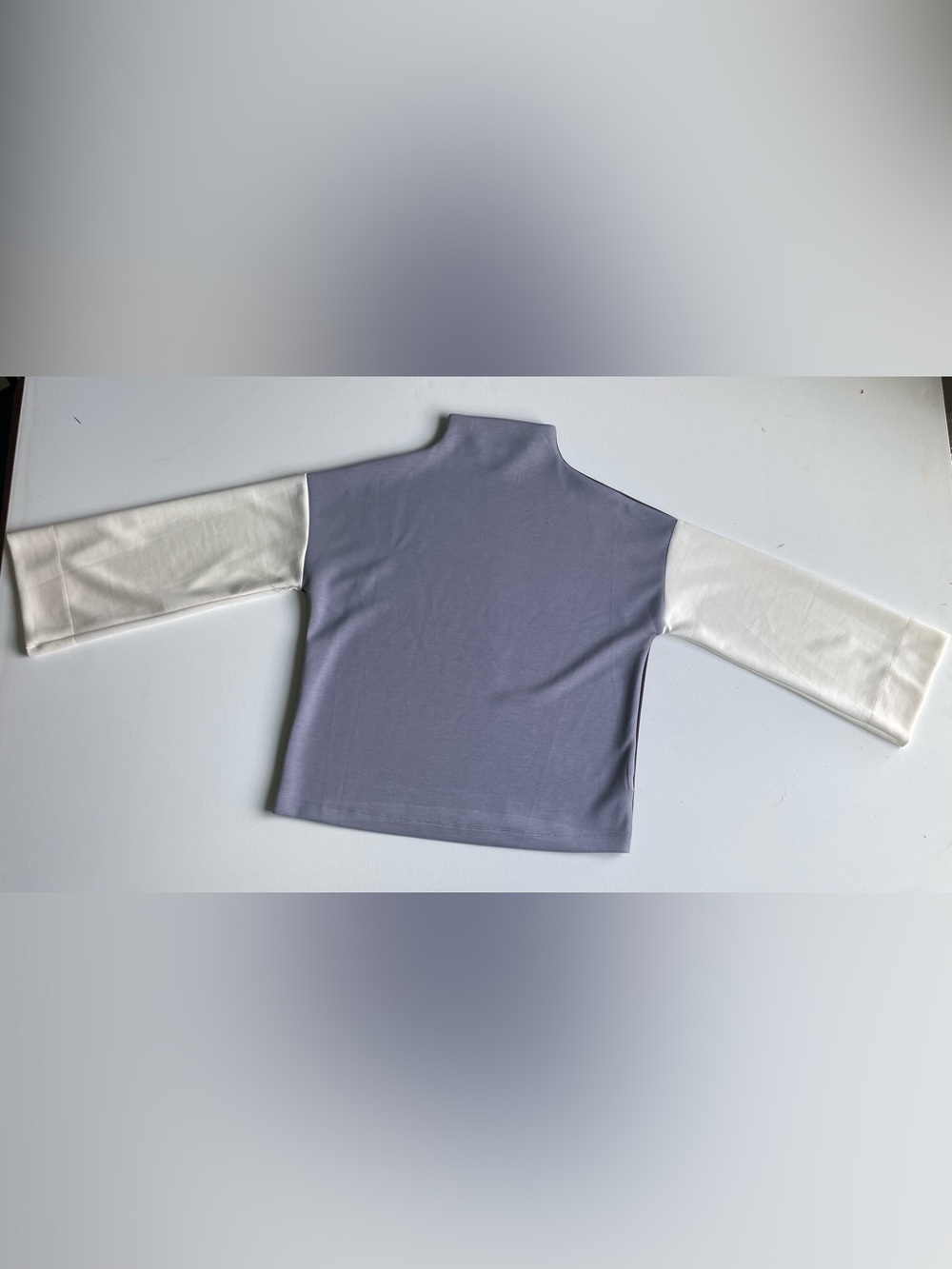 Cable & Gauge Studio Mock Neck Colorblock